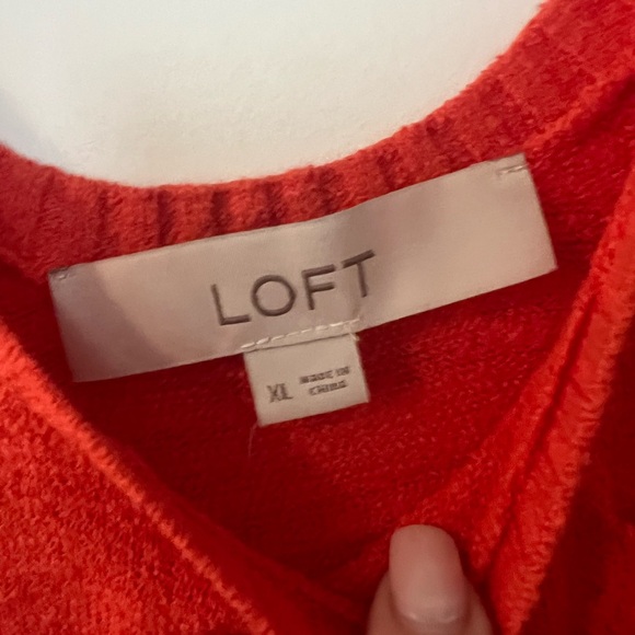 Loft, Orange, Sleeveless top. Size XL - Picture 2 of 2